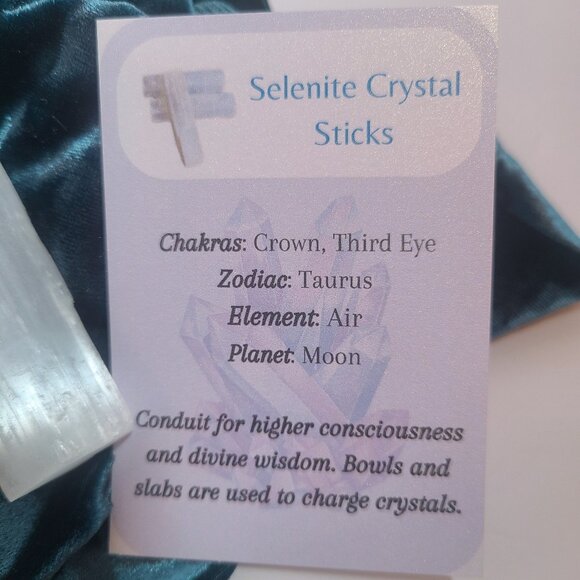 Selenite Crystal Sticks – Cleansing & Charging - Set of 5✨ - Picture 5 of 5